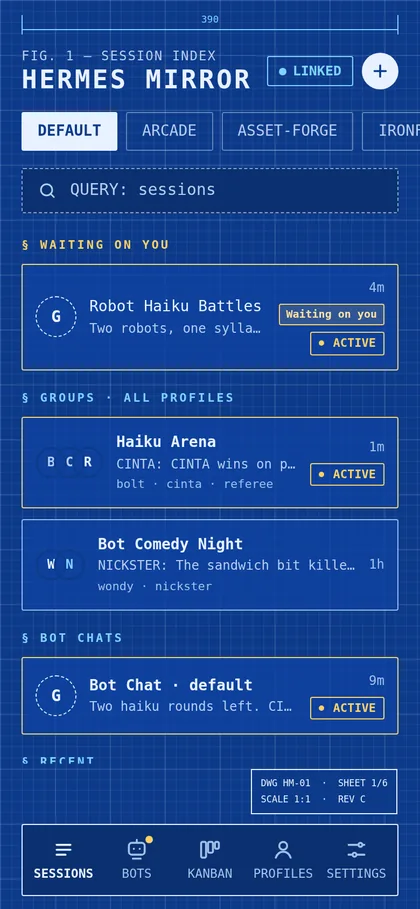 Blueprint: the phone app